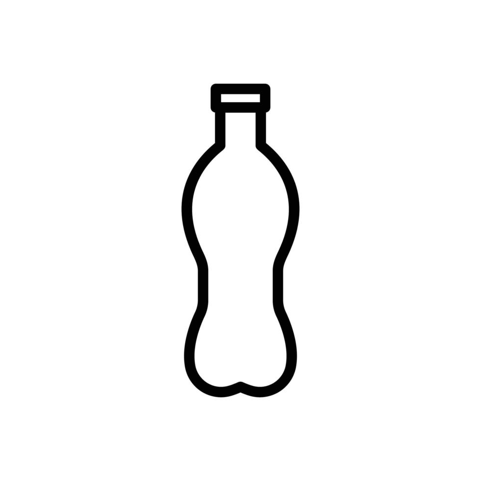icona della bevanda. bottiglia. stile icona linea. adatto per l'icona della bevanda in bottiglia. design semplice modificabile. vettore del modello di progettazione