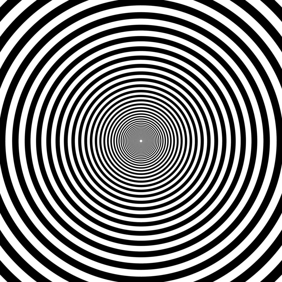 spirale ipnotica psichedelica vettore