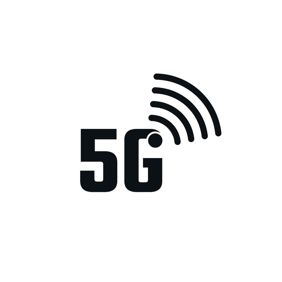 logo vettoriale internet 5g. illustrazione vettoriale