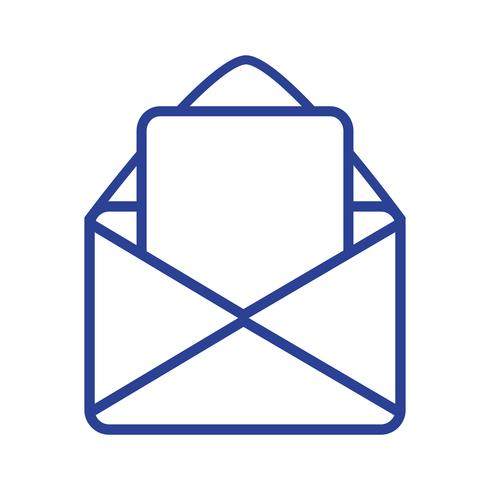 messaggio della scheda di linea con informazioni sul documento di lettera vettore