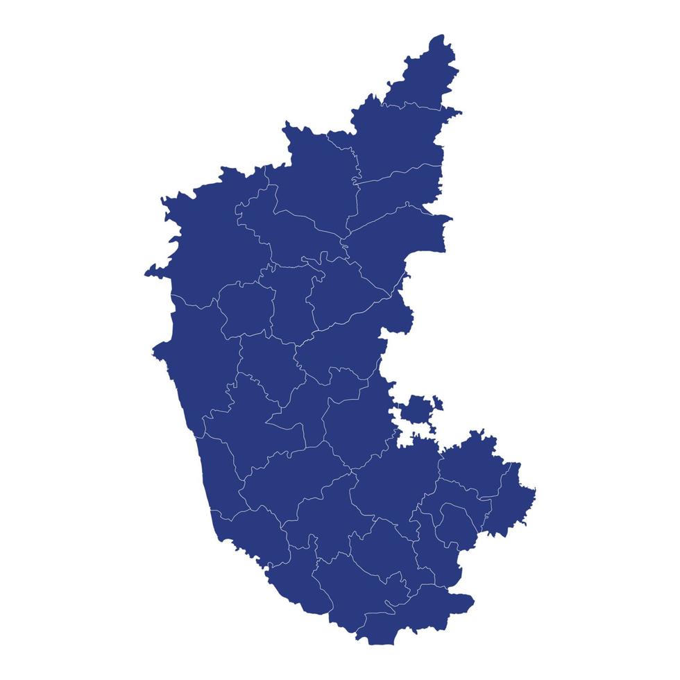 mappa di alta qualità è uno stato dell'India vettore