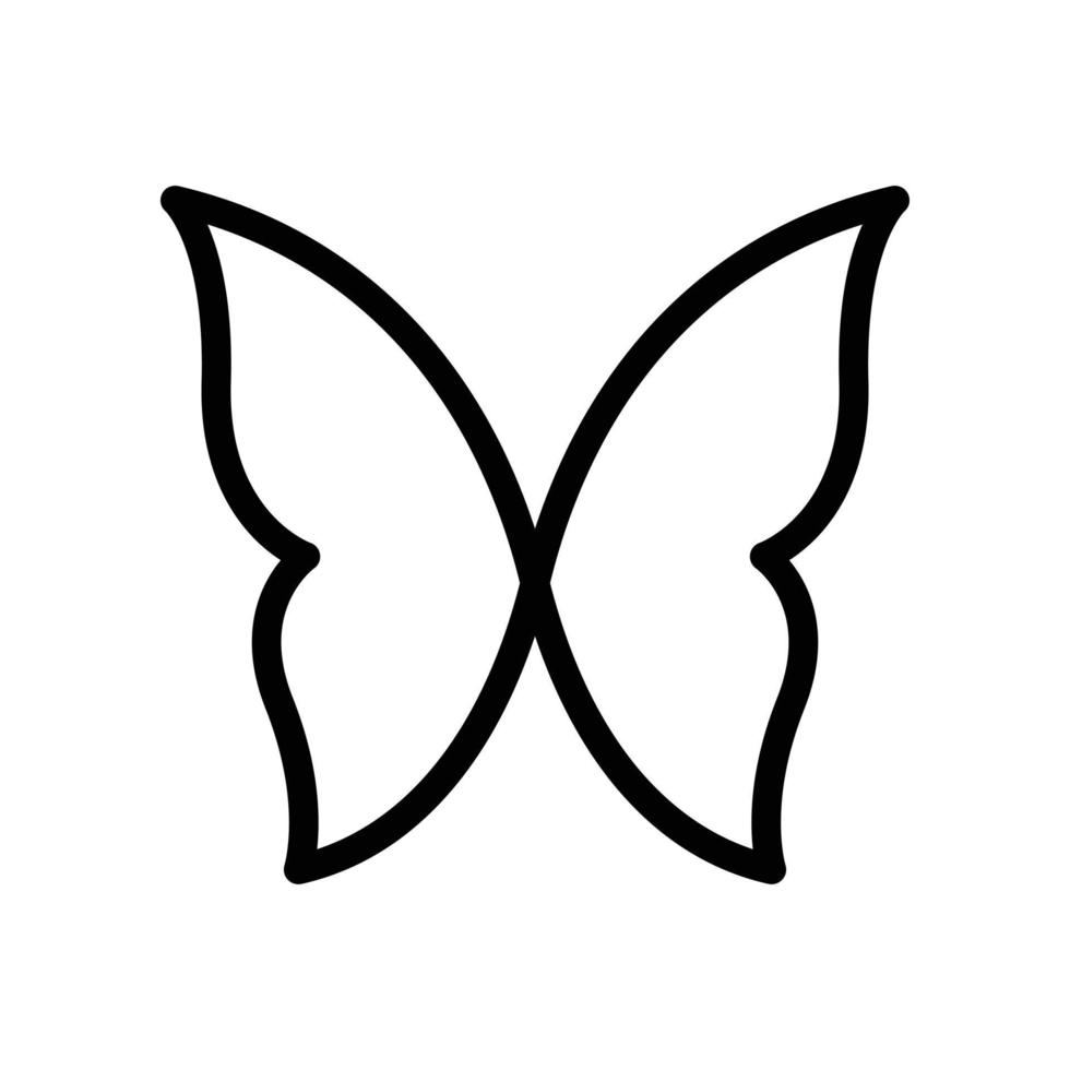 vettore di progettazione del logo della farfalla