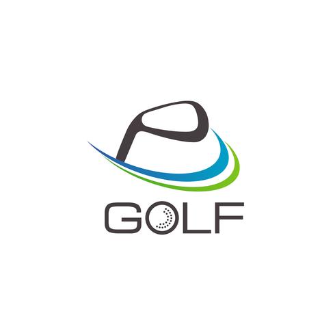 Logo da golf vettore