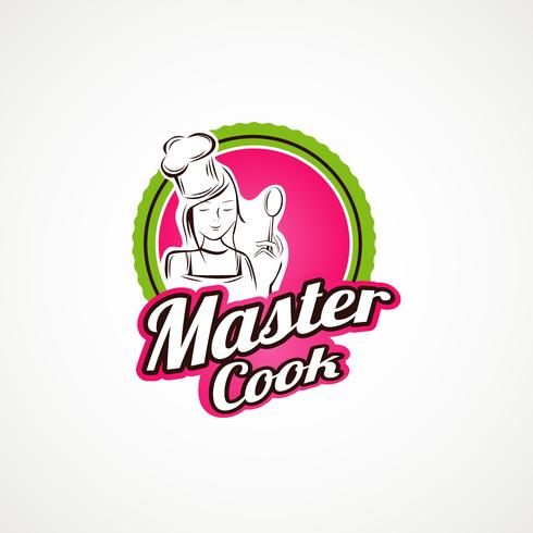 Logo di Master Cook vettore