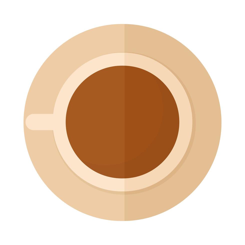 illustrazione della tazza di caffè vettore