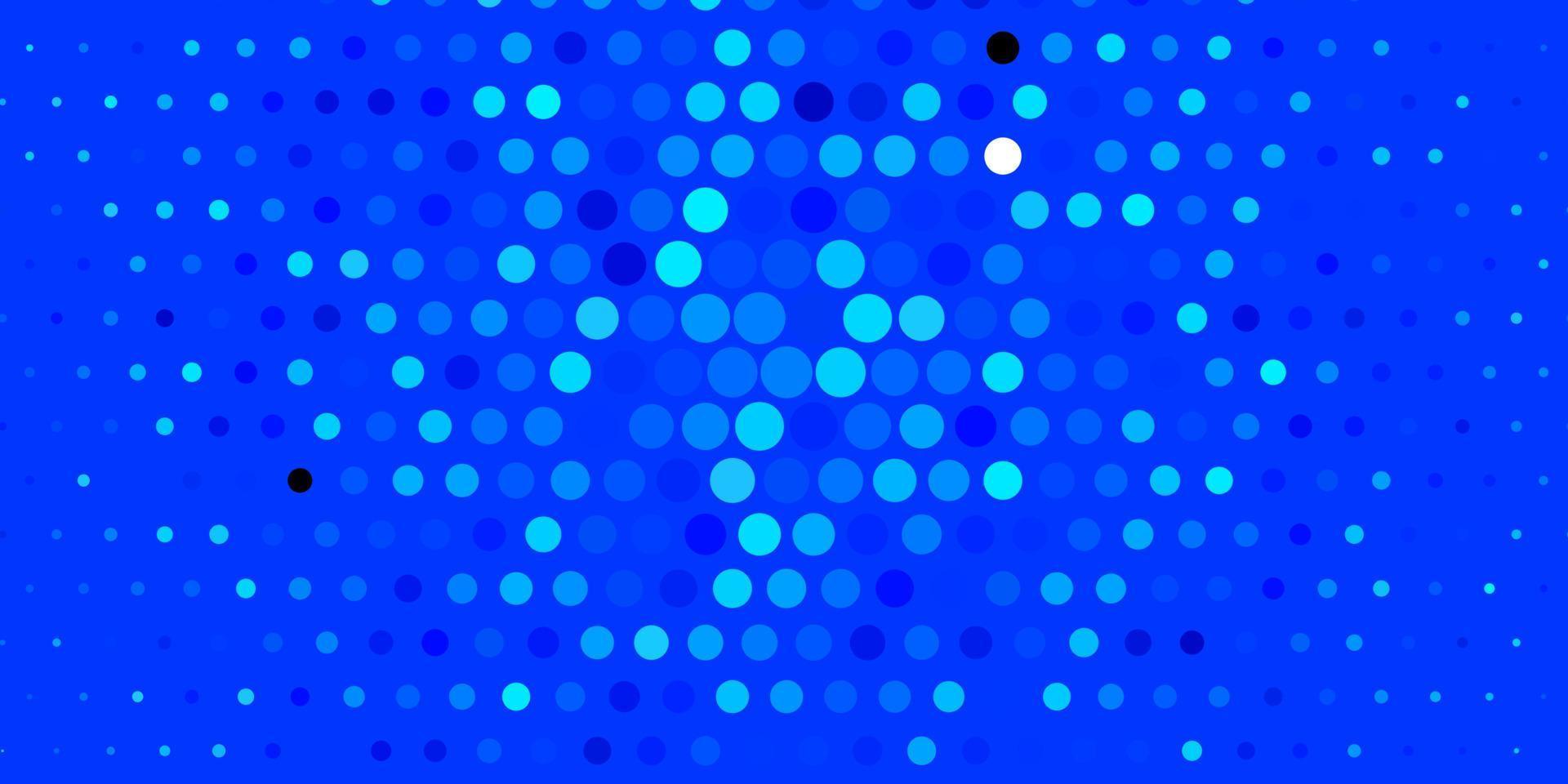 modello vettoriale blu scuro con sfere.