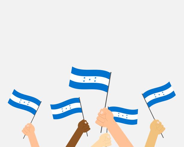 Bandiere dell&#39;Honduras vettore