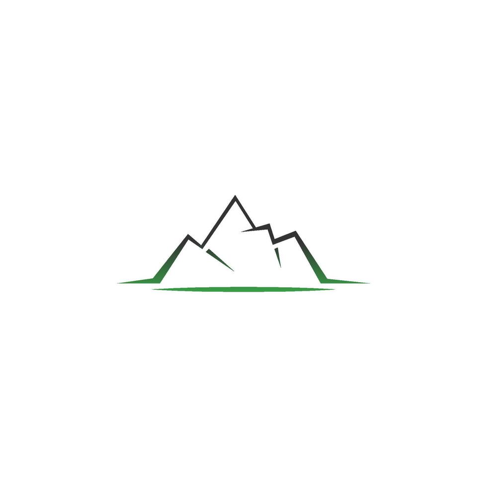 illustrazione vettoriale di montagna icona logo design