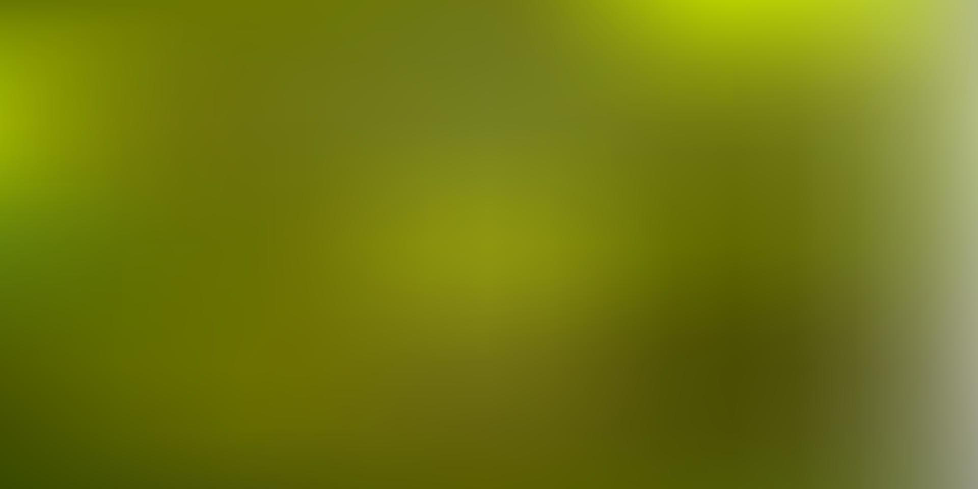 layout sfocatura gradiente vettoriale verde chiaro, giallo.
