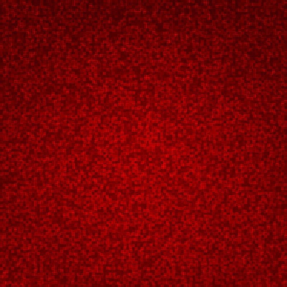 mosaico astratto pixel rosso brillante. concetto virtuale. background tecnologico. modello di progettazione per i tuoi progetti. vettore