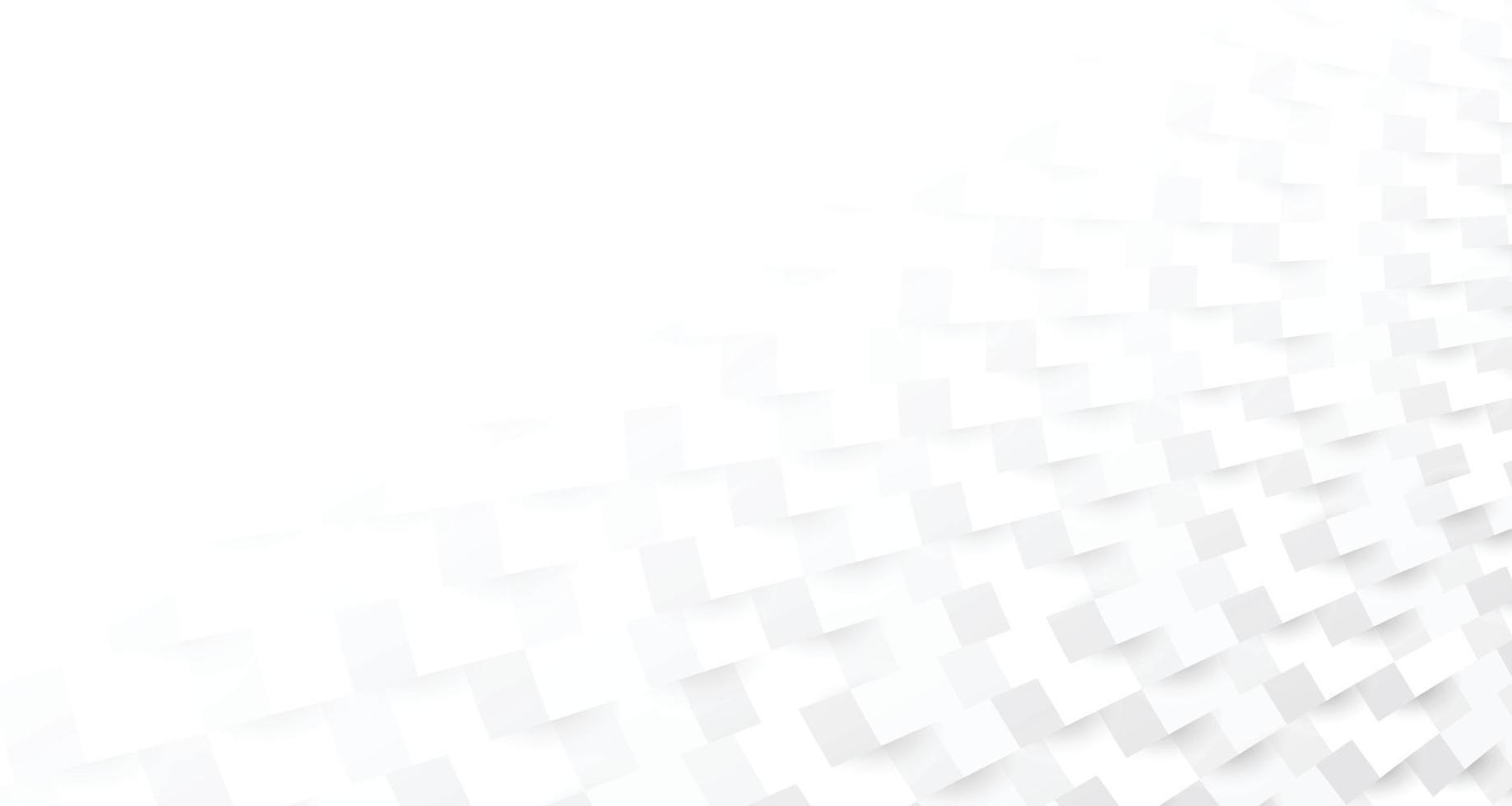 astratto bianco e grigio carta tagliata ombra modello 3d prospettiva grafica sfondo. illustrazione vettoriale eps10