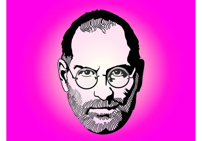 Ritratto di Steve Jobs vettore