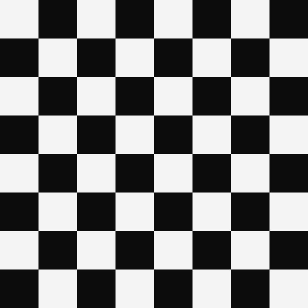 scacchiera ufficiale sfondo quadrato bianco e nero - vettore