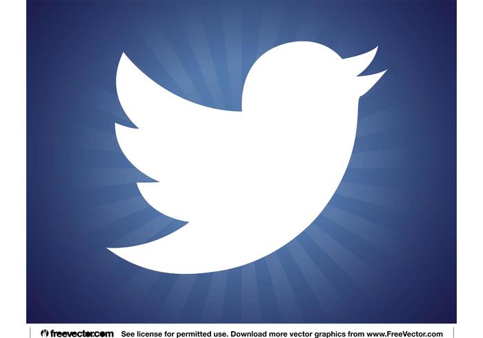 Nuovo logo Twitter Bird vettore