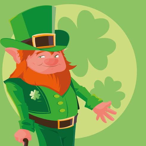 personaggio avatar leprechaun vettore