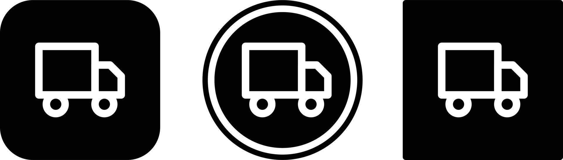 icona del camion. set di icone web. collezione di icone. semplice illustrazione vettoriale