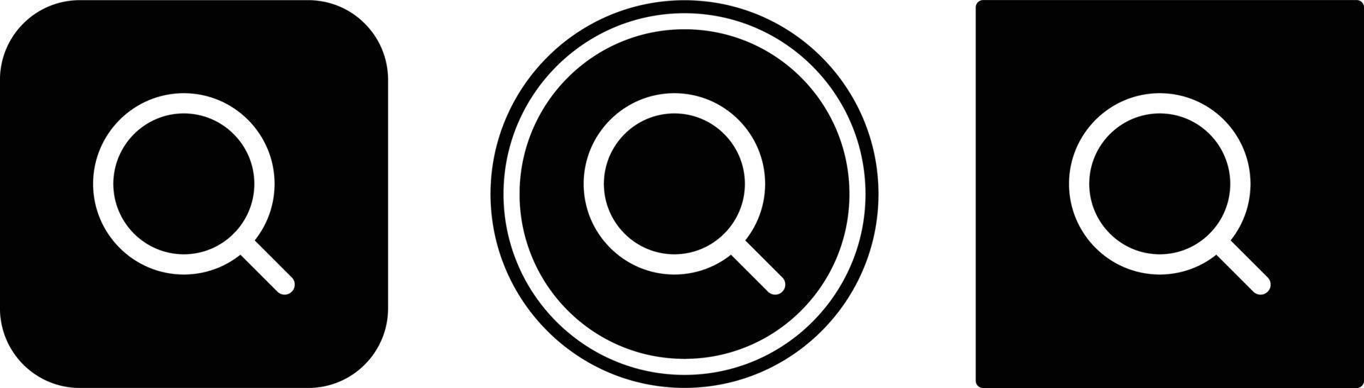 icona di ricerca. set di icone web. collezione di icone. semplice illustrazione vettoriale