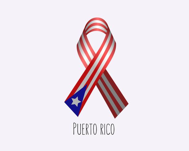 Lutto a Porto Rico vettore