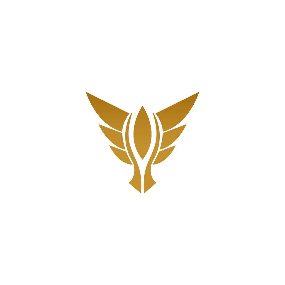 illustrazione del modello di progettazione di logo dell'icona della colomba dell'uccello vettore