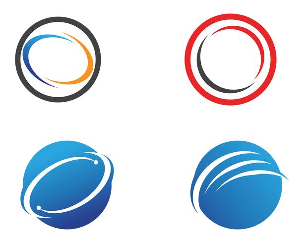 Insieme di modelli di lettera C Logo vettore