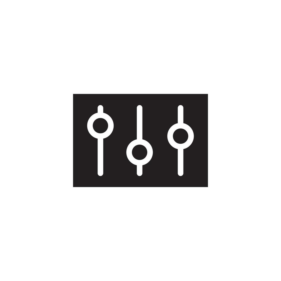 controllo logo icona segno simbolo design vettore