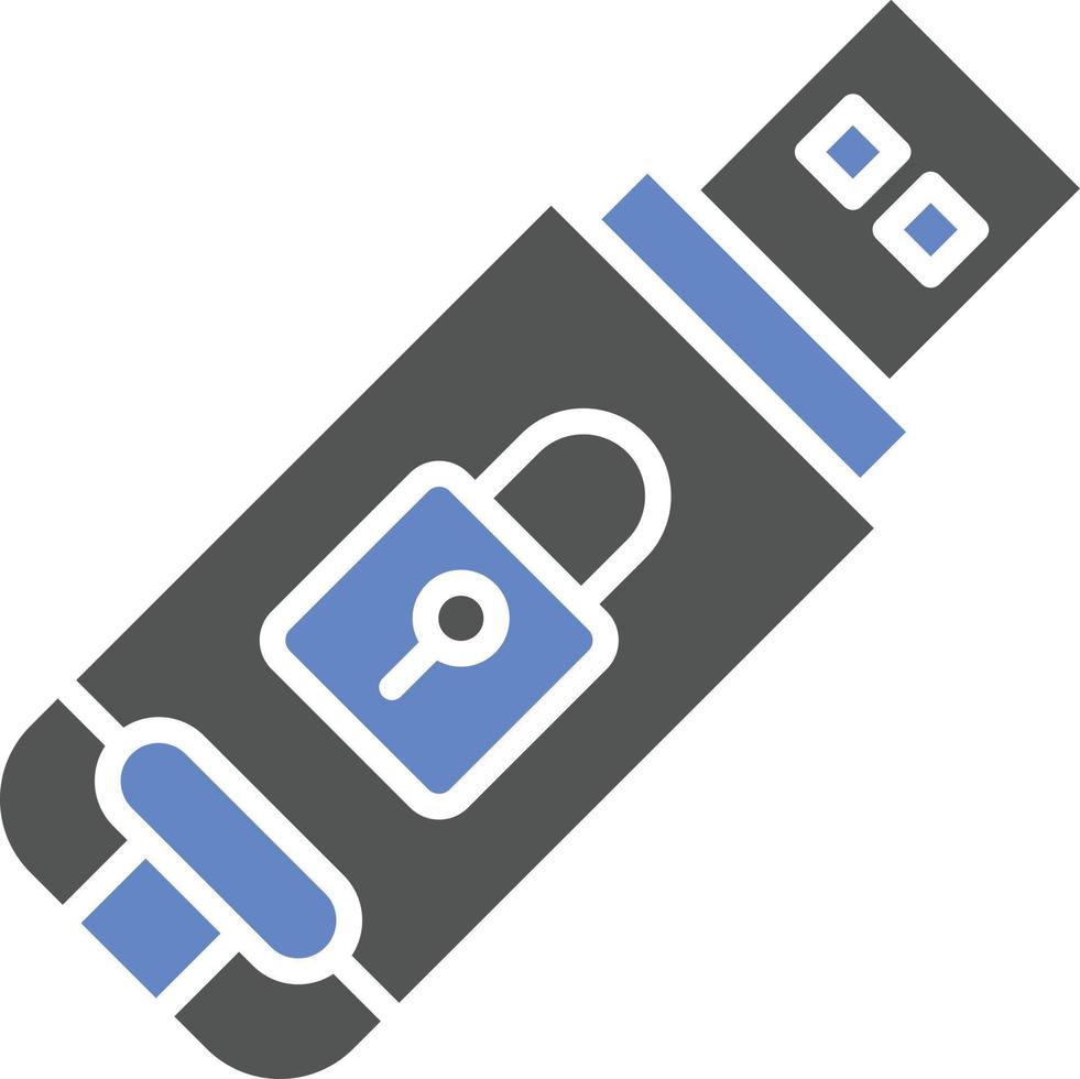 stile icona unità USB vettore