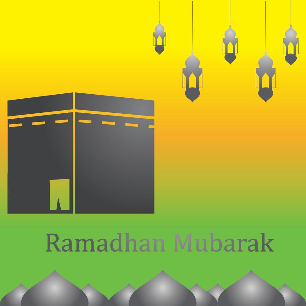 illustrazione vettoriale dell'icona dello sfondo del logo ramadhan