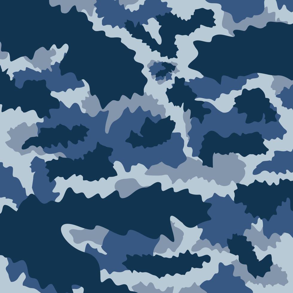 blu sott'acqua mare campo di battaglia terreno astratto camouflage pattern sfondo militare adatto per la stampa di abbigliamento vettore