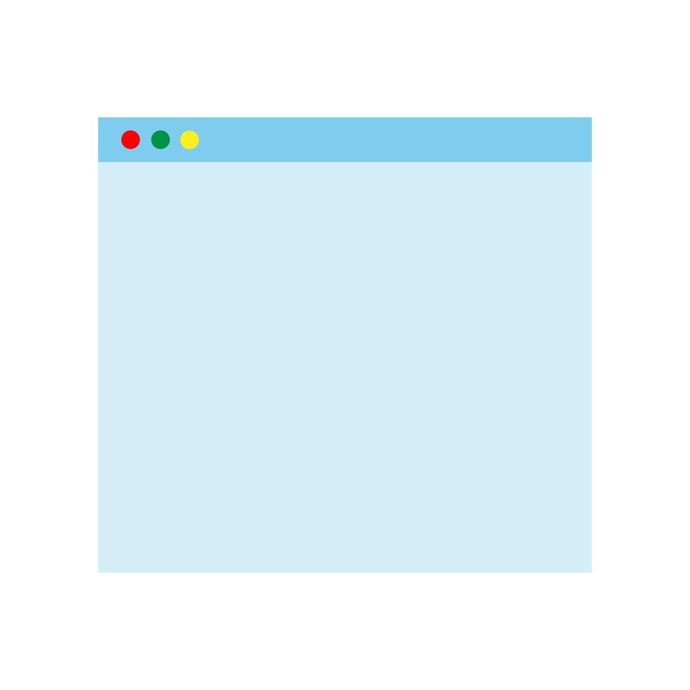 finestra del browser web. modello di interfaccia del sito web. vettore