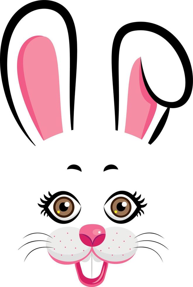 il coniglio è il simbolo del 2023.l'anno del coniglio vettore