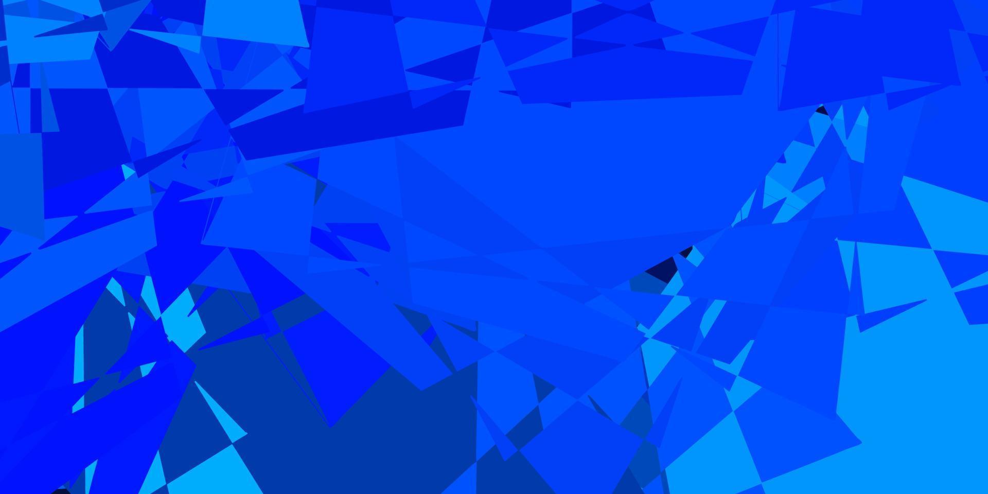 sfondo vettoriale blu scuro con forme poligonali.