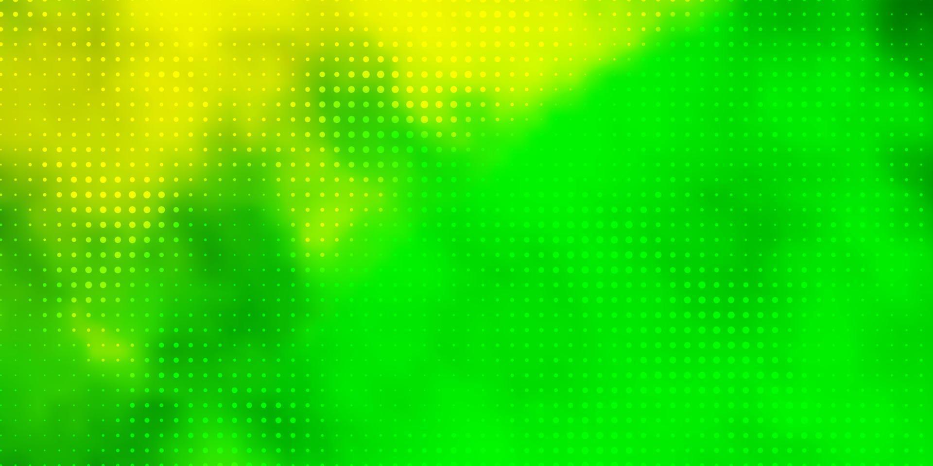 sfondo vettoriale verde chiaro, giallo con macchie.