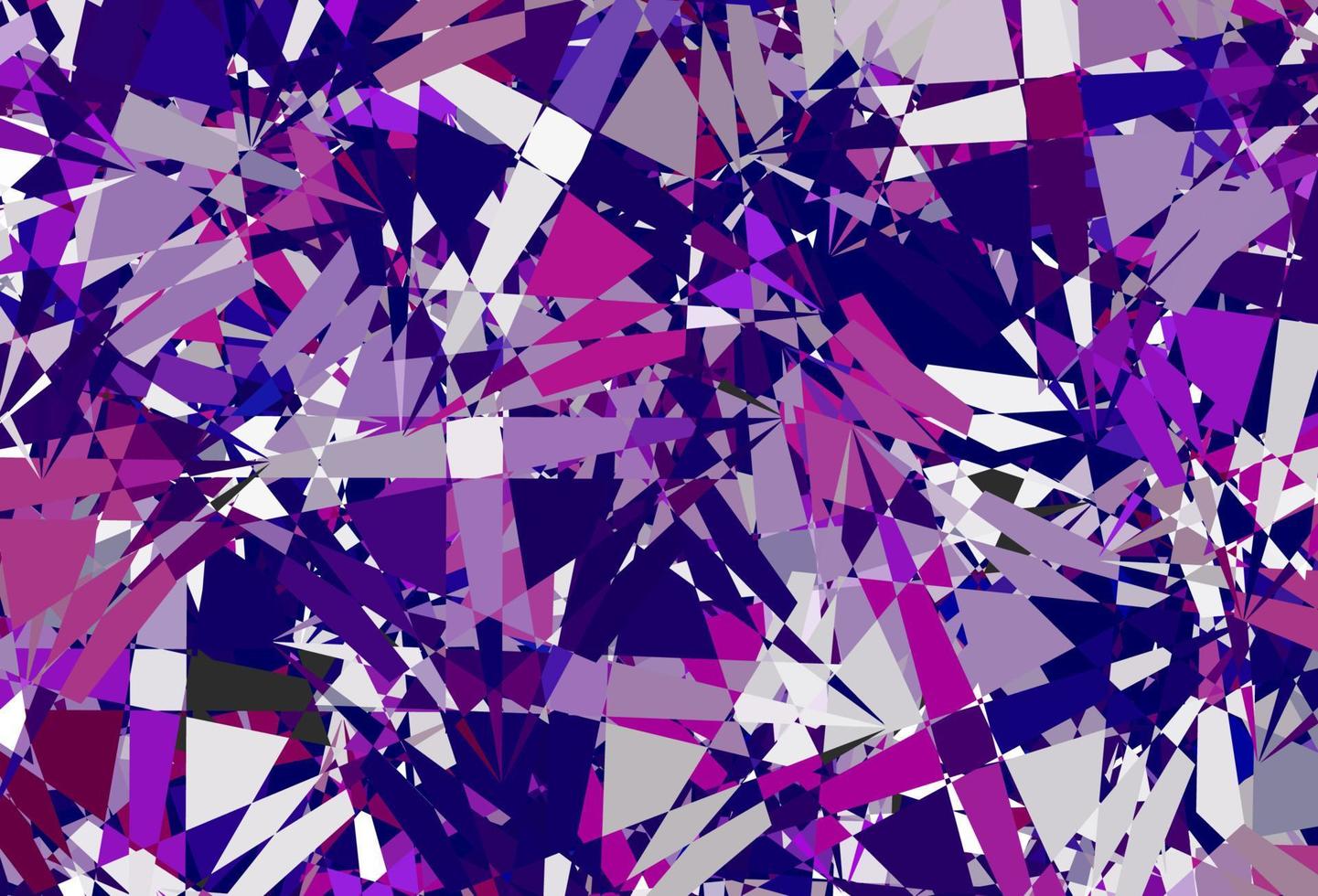 sfondo vettoriale viola scuro, rosa con triangoli.