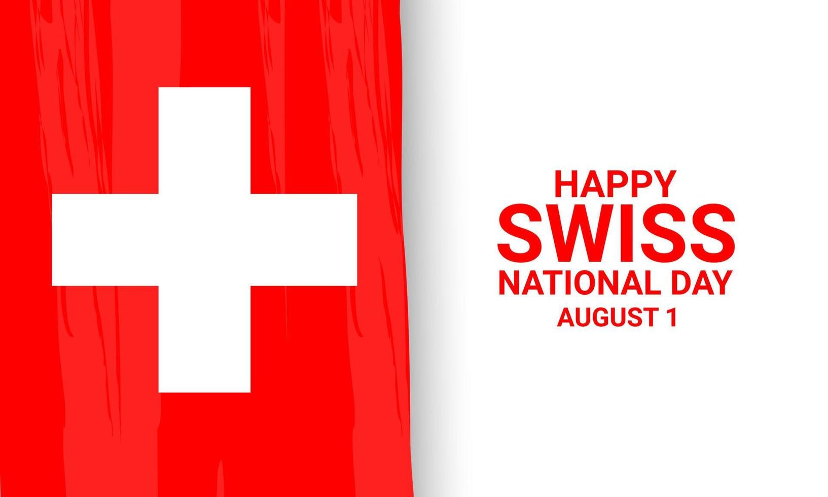 sfondo della giornata nazionale svizzera. vettore