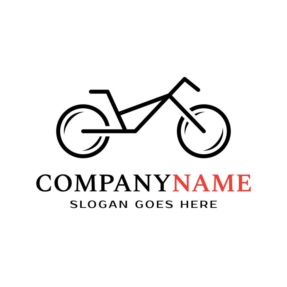 design del logo simbolo della bici, elegante corridore della stagione degli eventi. ciclista, vettore. logo vettore