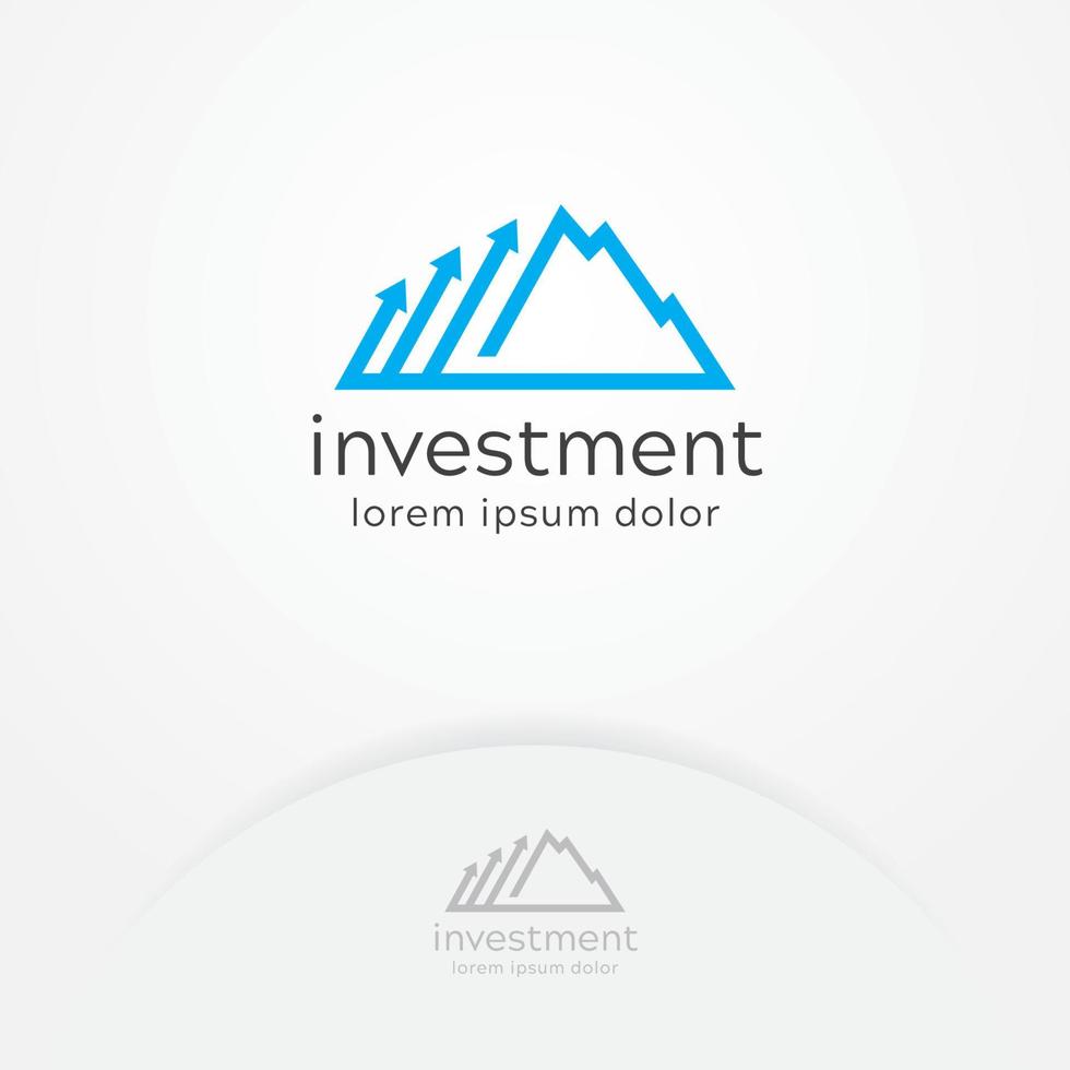 design del logo di investimento vettore