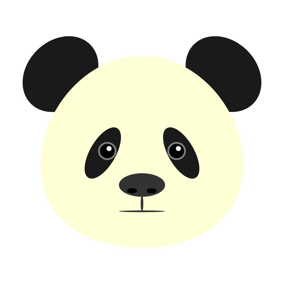 vettore panda animale carino