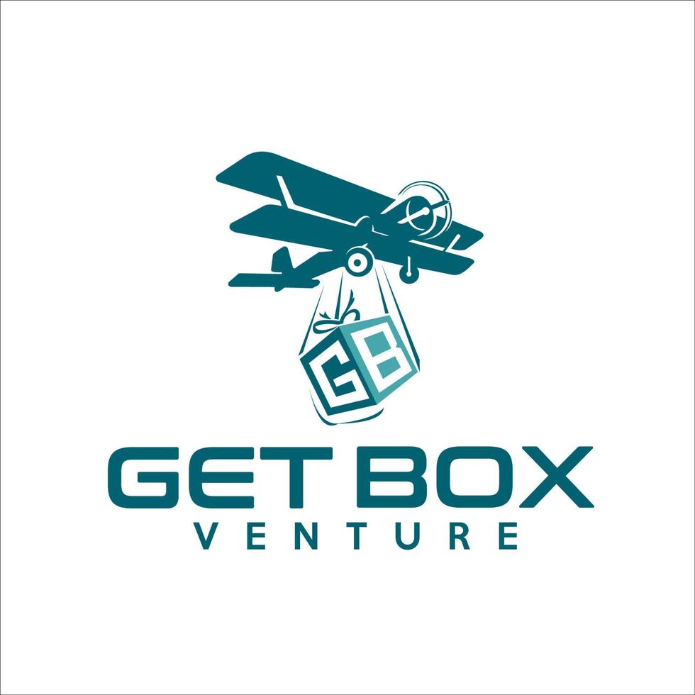 ottenere box venture logo esclusivo vettore