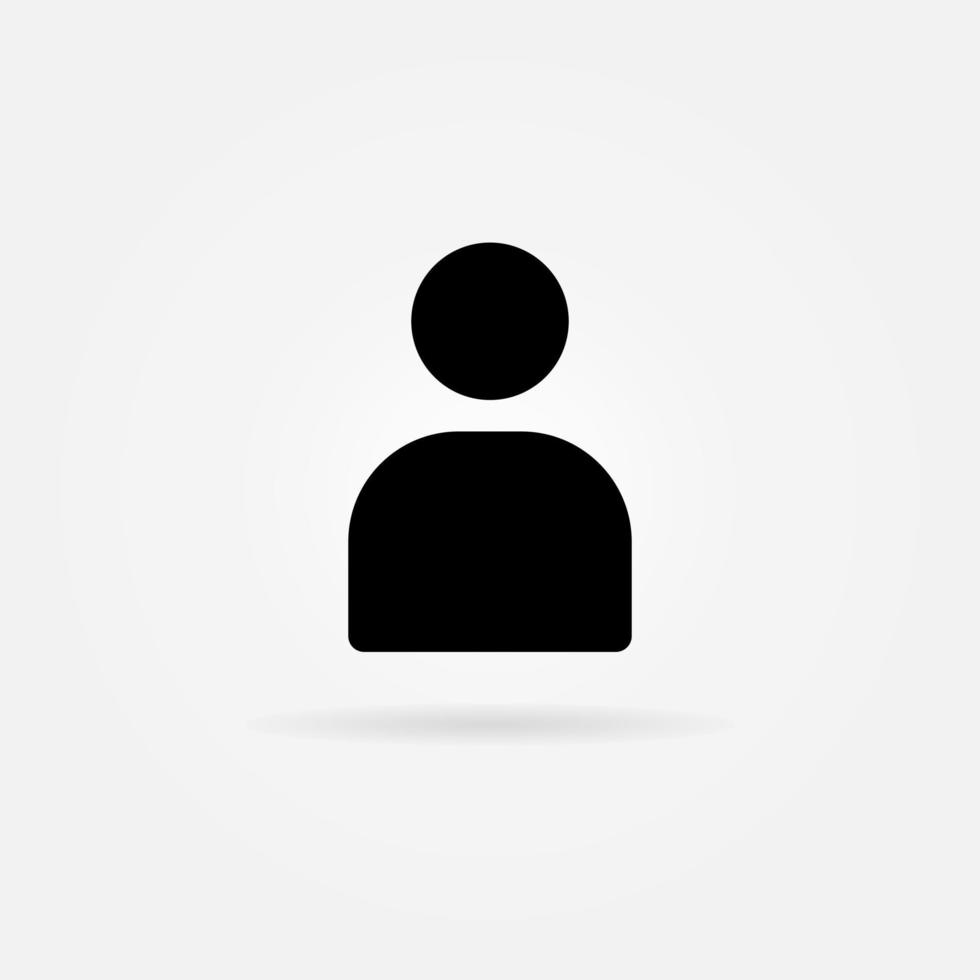 utente, avatar, icona di persone in stile solido. elemento di design dell'icona di vettore. sfondo del modello di icona di vettore