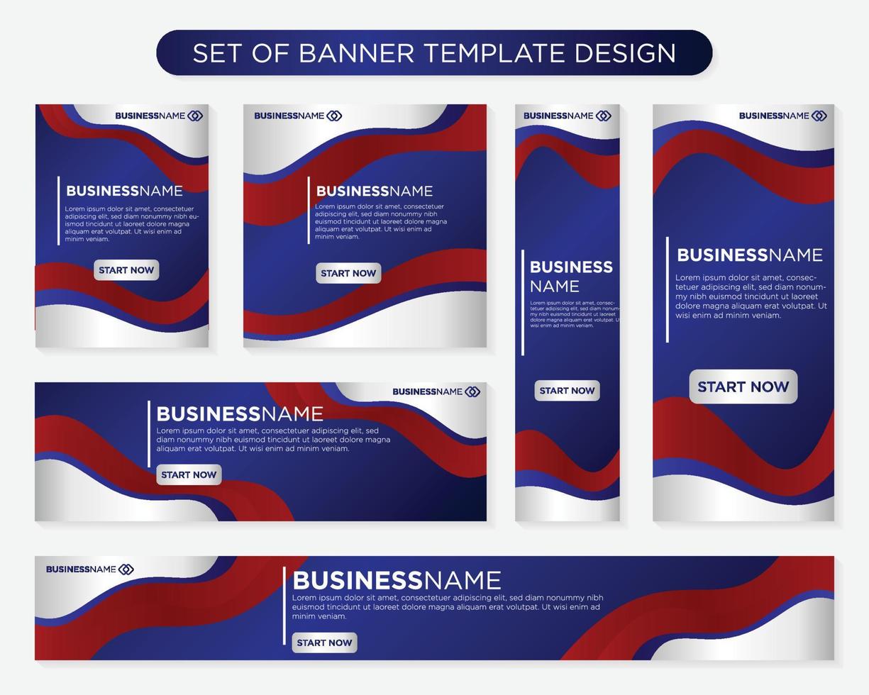 set di design del modello di banner del kit di promozione con utente di concetto moderno e minimalista per pagina Web, annunci, relazione annuale, banner, sfondo, sfondo, volantino, brochure, carta, poster, presentazione lauyout vettore