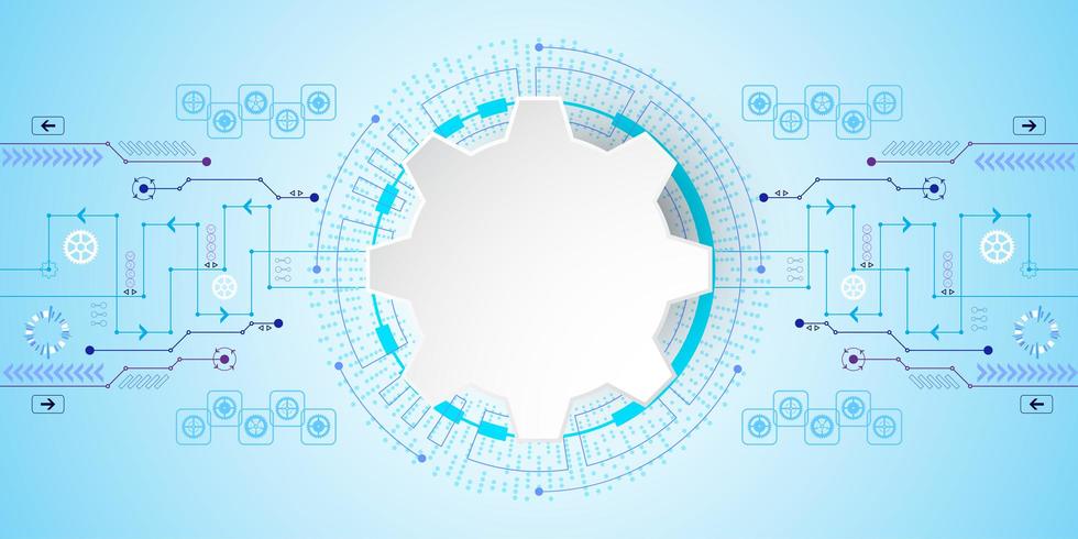 Tecnologia di sfondo astratto vettoriale