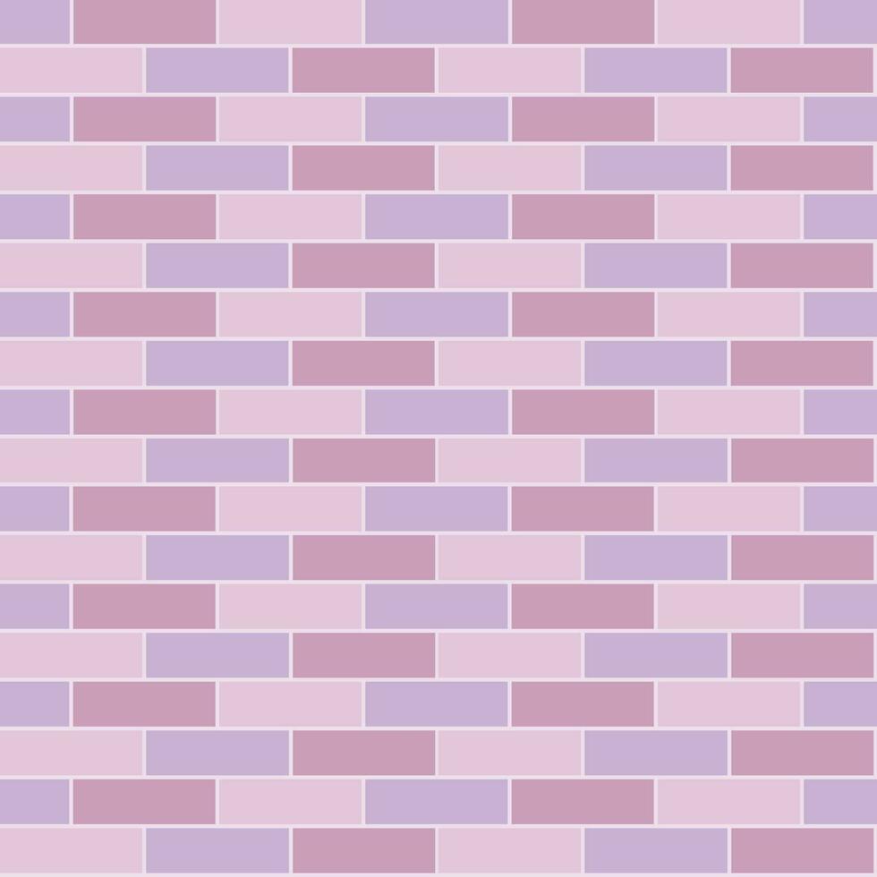 muro di mattoni viola chiaro senza cuciture adatto per carta da parati, custodia, parete della stanza, motivo in tessuto, motivo in vetro vettore