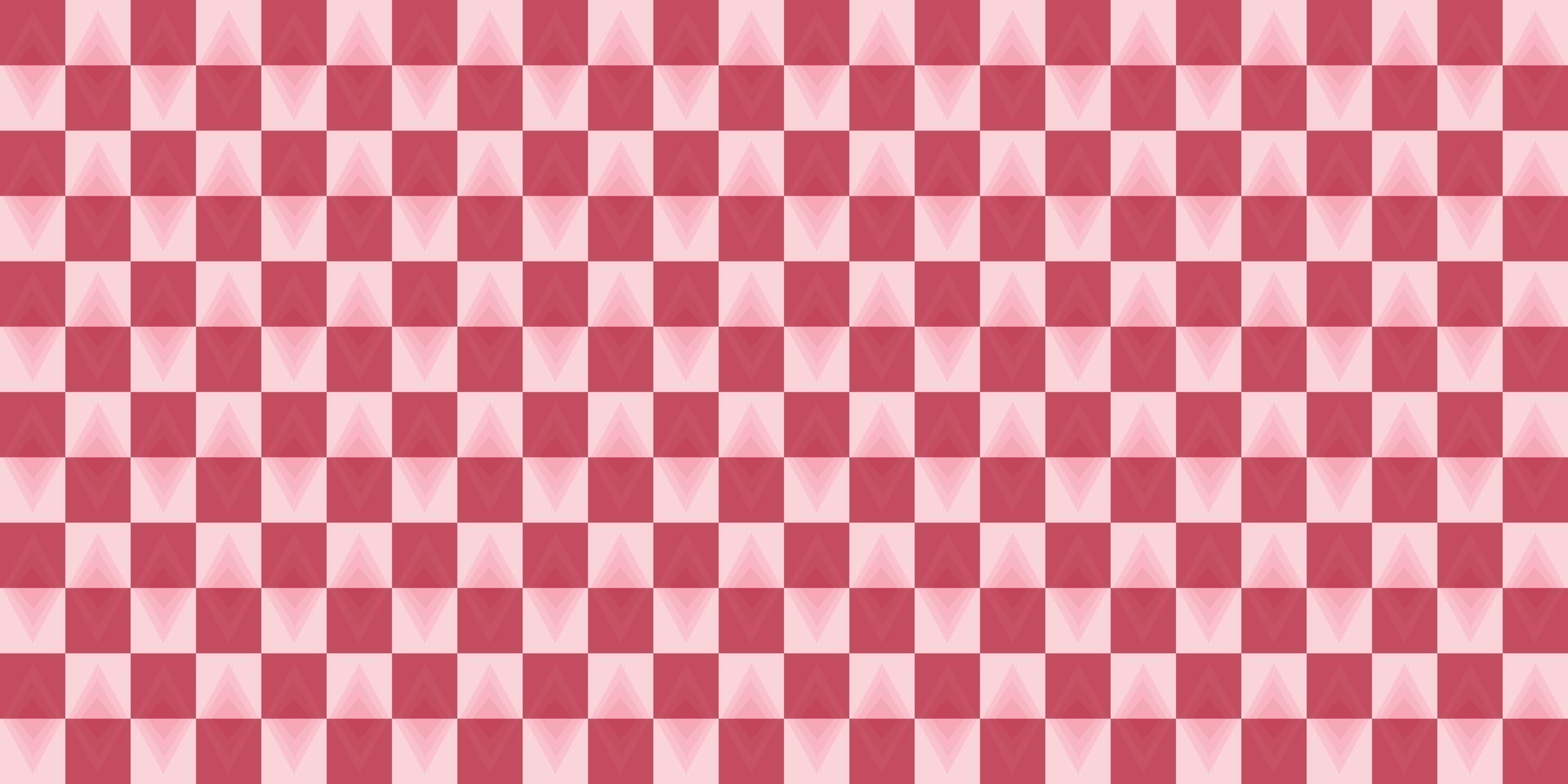 tessuto a quadri tessile tartan triangolo rosso panno astratto sfondo struttura carta da parati carta modello modello senza soluzione di continuità illustrazione vettoriale