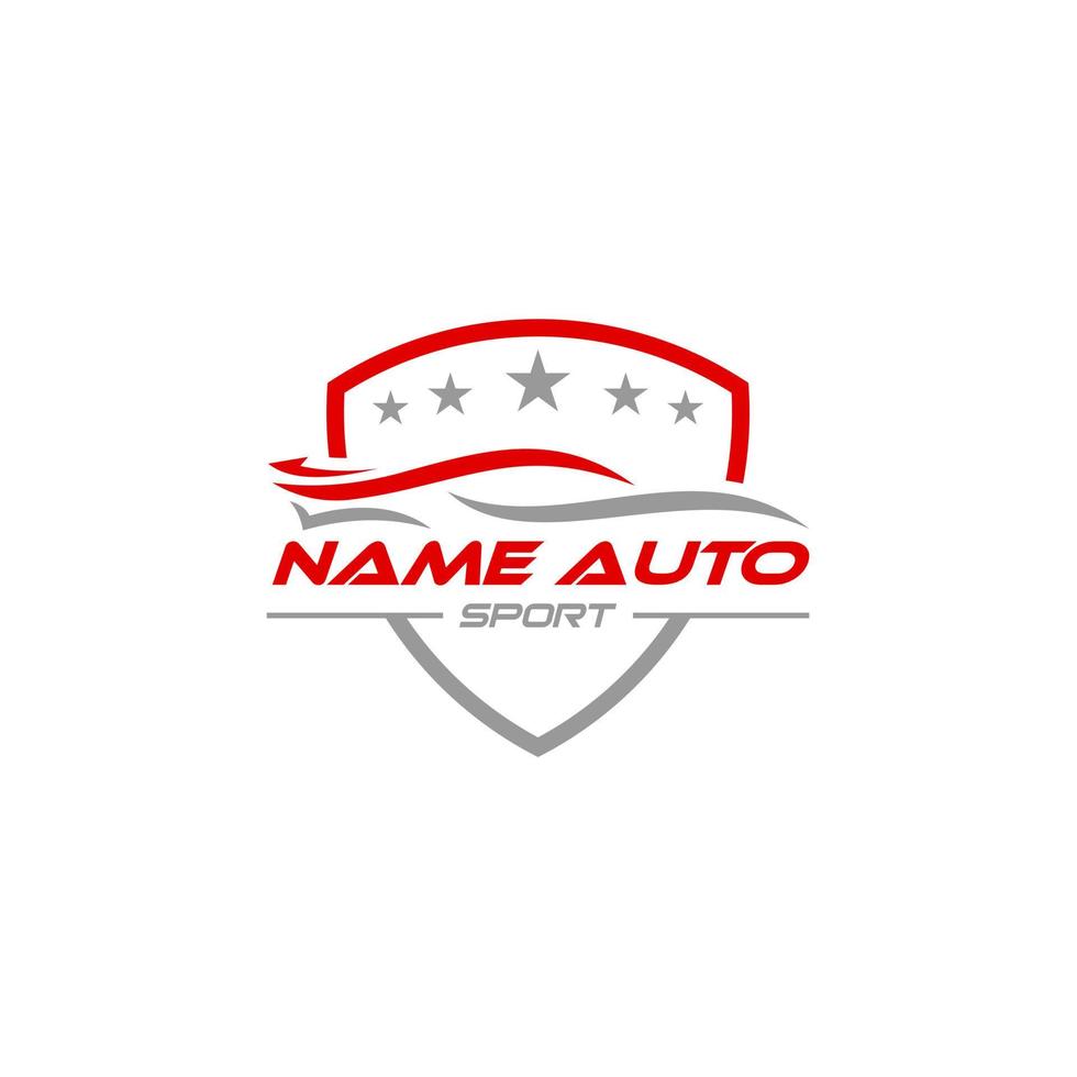 design del segno del logo dell'auto vettore
