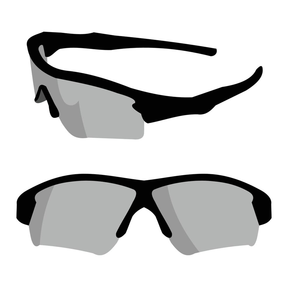 protezione per occhiali da sole sportivi vettore