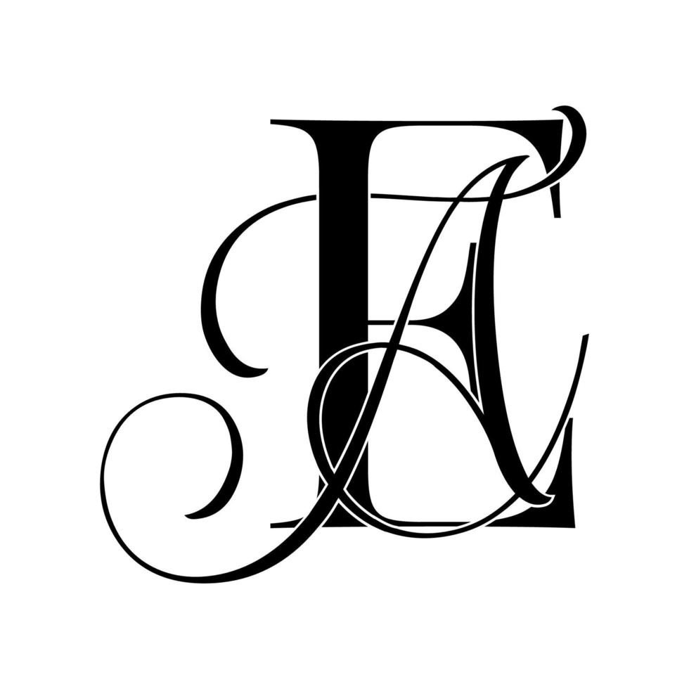ba, ab, logo monogramma. icona della firma calligrafica. monogramma del logo del matrimonio. simbolo del monogramma moderno. logo delle coppie per il matrimonio vettore