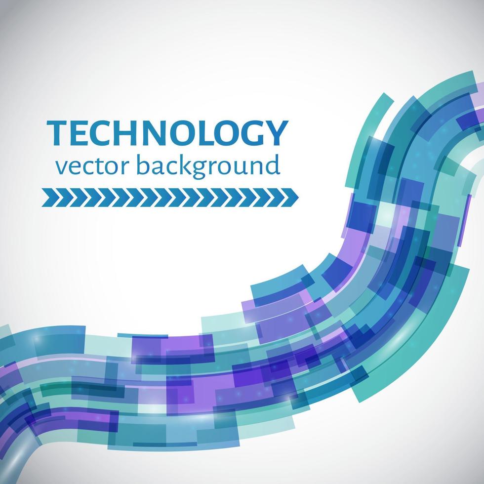 sfondo astratto tecnologia blu e viola. sfondo di affari. modello di progettazione facile da modificare. illustrazione vettoriale. vettore