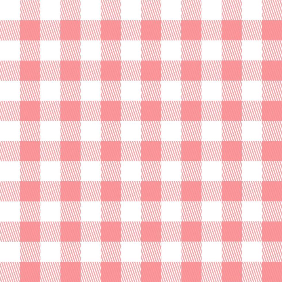 rosa e bianco senza cuciture, struttura a scacchi. illustrazione vettoriale. vettore
