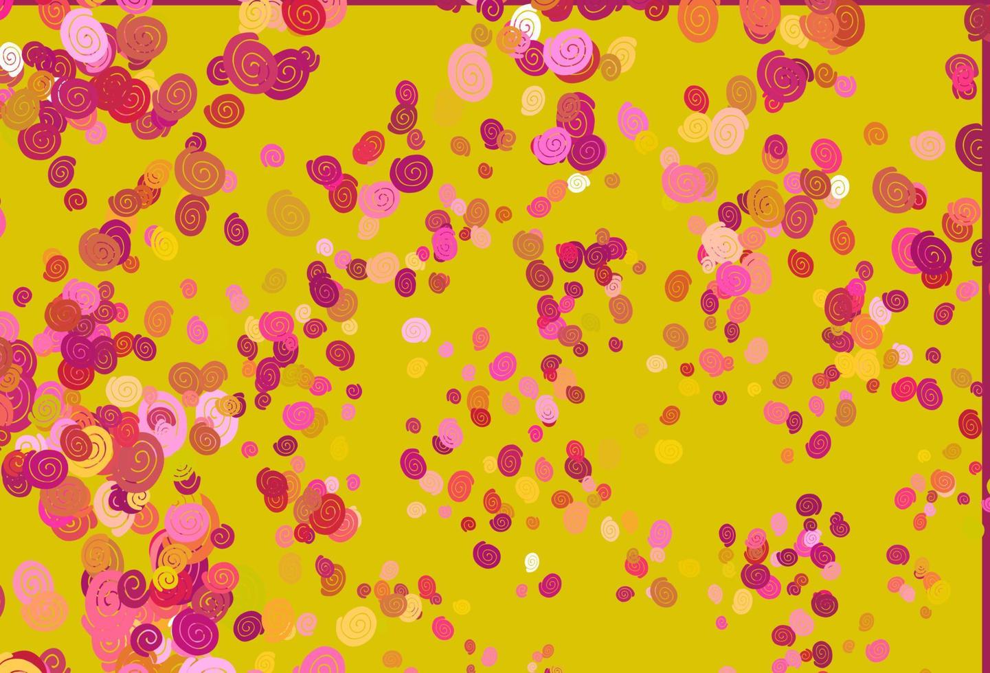 modello vettoriale rosa chiaro, giallo con linee astratte.