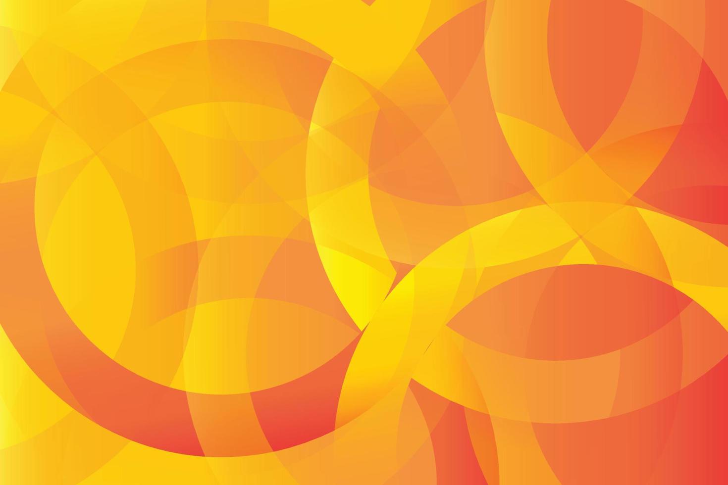 sfondo astratto cerchio arancione sovrapposto vettore